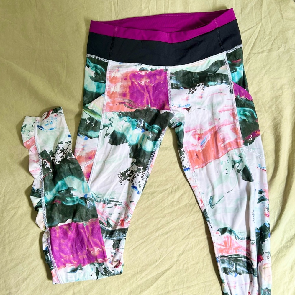 Lululemon watercolor leggings